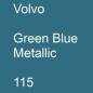 Preview: Volvo, Green Blue Metallic, 115.